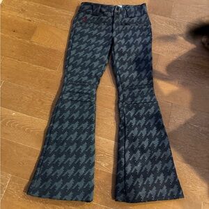 Perfect Moment Black and Gray Houndstooth Pants
